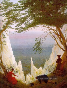  friedrich malerei - Kreidefelsen auf Rügen Romantische Landschaft Caspar David Friedrich berg